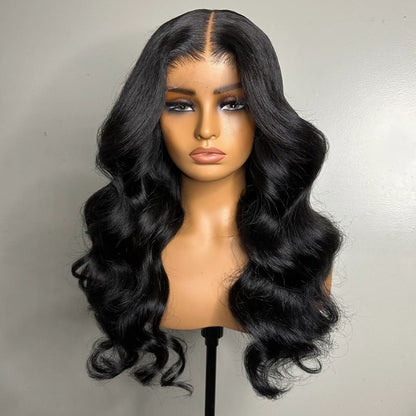 Venus fall unit: Cambodian raw wavy mid lenght wig