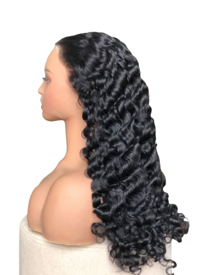 Burmese virgin hair wig long unit